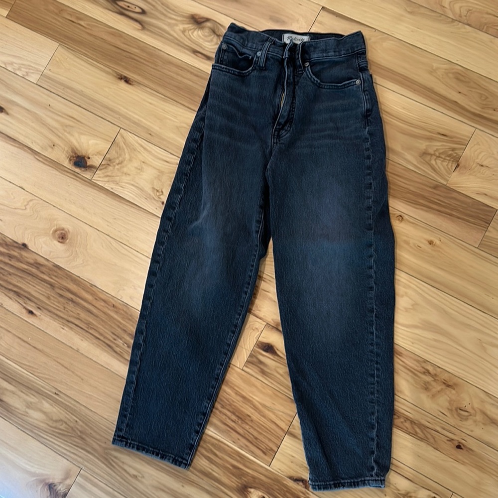 Madewell Black Balloon Jeans 23